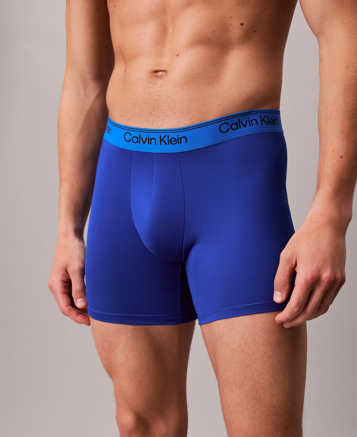 Calvin Klein Men's 3-pack Micro Stretch Boxer Briefs In Multi
