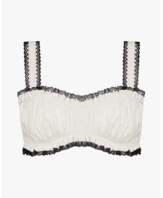 Women's Ruched Crop Top