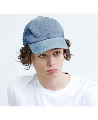 Baseball Dad Hat Women Men Blank Washed Low Profile Cotton and Denim UPF 50+ Running Golf Cap Hat
