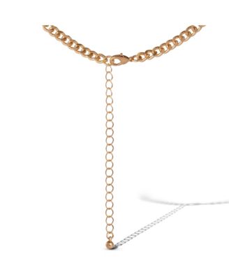 Western Charm Necklace in Gold-Tone with Turquoise Accent