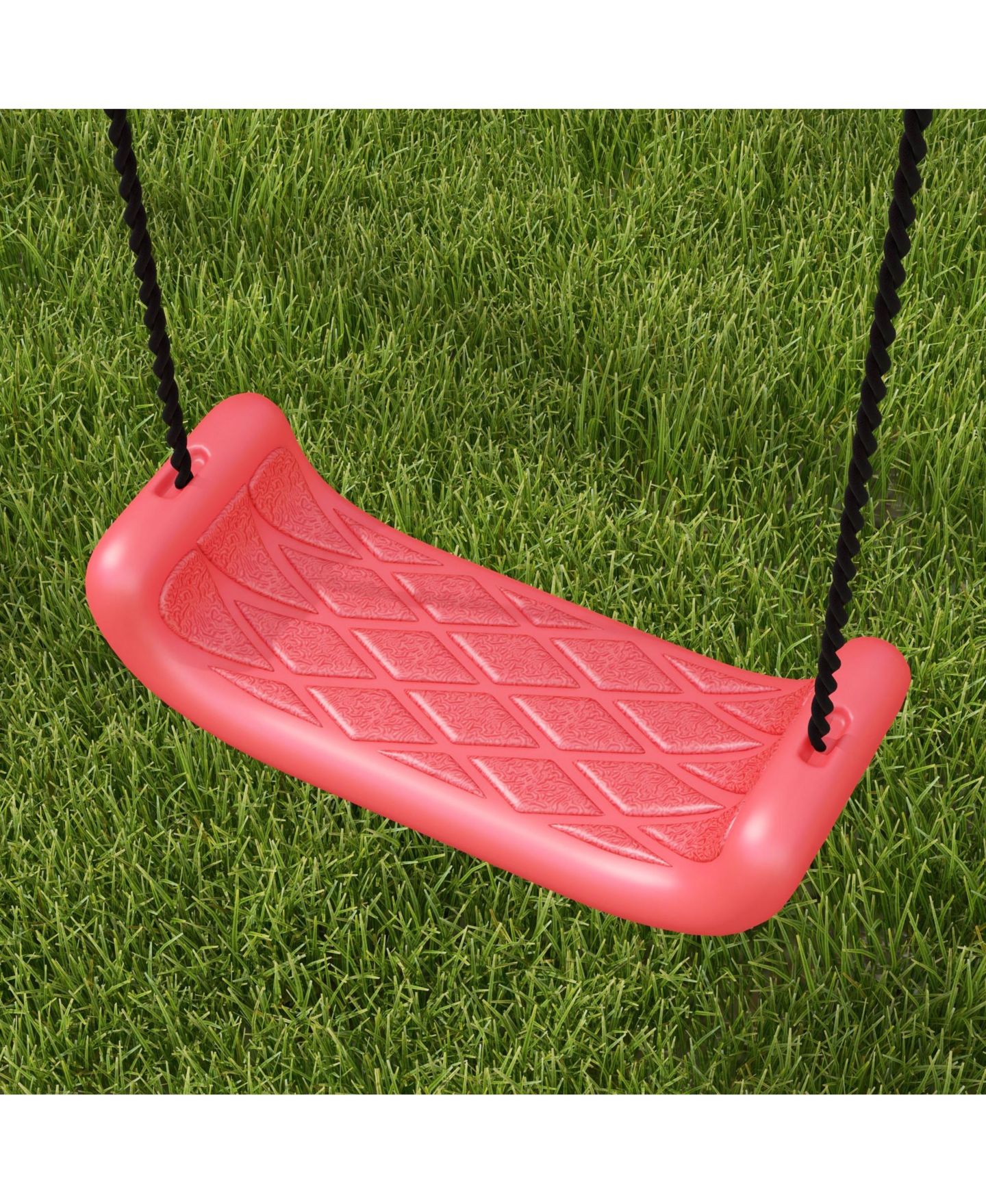 Детские игрушки Outsunny 3 in 1 Metal Swing Set with Nest Swing, Slide & Swing Seats, Holds Up to 352 lbs., Ages 3-10, цвет: Красный — фото 9