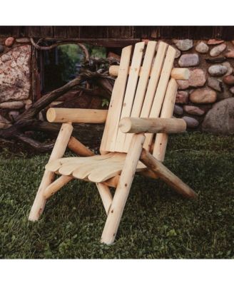 Cedar Log Lounge Chair