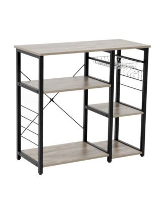 Kitchen Island with Slide Out Vegetable Basket