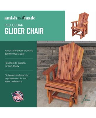 Cedar Adirondack Glider