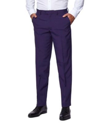 Men's Suit - Summer Sunset Party Outfit - Slim Fit - Purple - Orange and Black - Includes Blazer, Pants and Tie