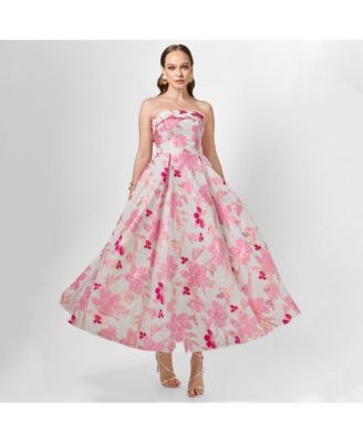 Women's Alanna Jacquard A Line Midi