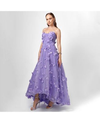 Women's Ila Strapless Hi Lo Gown