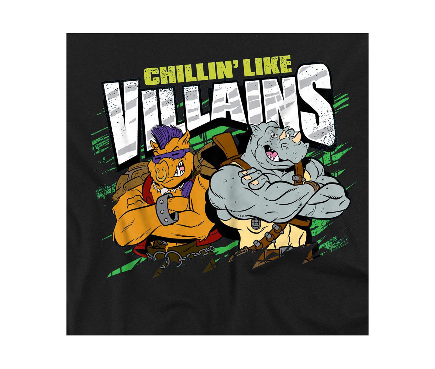 Мужская футболка Teenage Mutant Ninja Turtles Big & Tall Tmnt Chillin Like Villains, цвет: Чёрный — фото 2