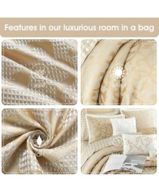 Johnella Scroll 16-Pc. Comforter Set, Queen