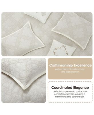 Prissa Medallion 6-Pc. Comforter Set, King