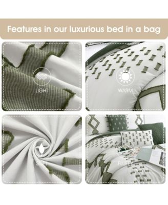 Sanissa Geometric 7-Pc. Comforter Set, California King