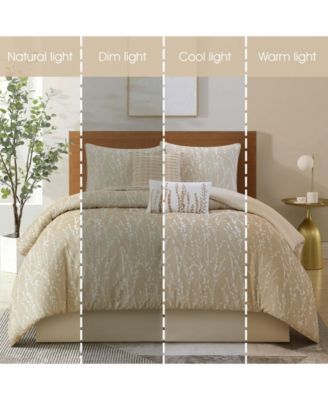 Priya Floral 6-Pc. Comforter Set, California King