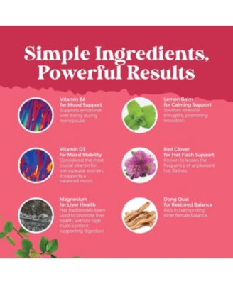 Menopause Support Capsules, Hormone Balance for Women for Night Sweats Mood, Nature's Craft, 120ct
