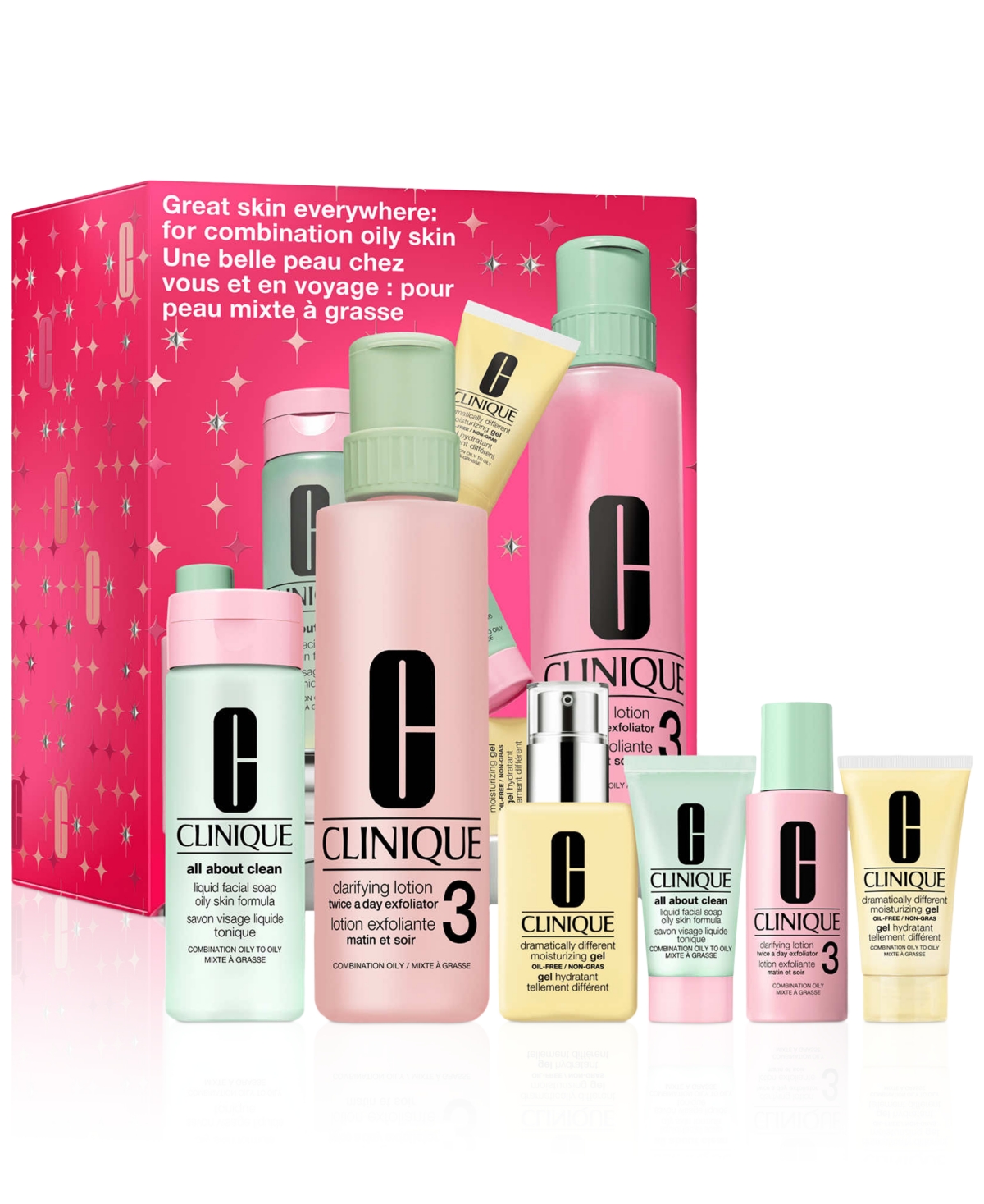 Clinique 6-pc. Great Skin Everywhere Skincare Set For Combination Oily Skin In Transparent