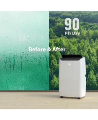 14,000 BTU 4-in-1 Portable Air Conditioner with Fan, Dehumidifier, Remote & Timer for Rooms up to 750 Sq Ft