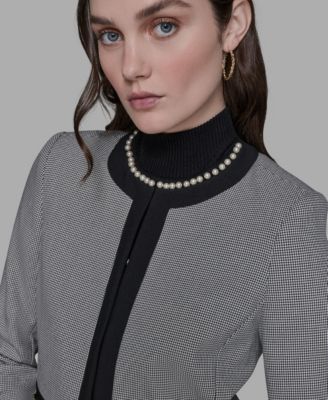 Women's Gingham Framed Jacket