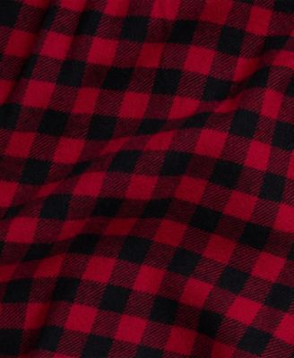 Baby Boys' and Girls' Plaid Twill Shirt and Jersey Legging, 2-Piece Set