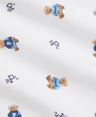 Baby Boys' Bear Motif Coverall, Bib and Beanie Gift, 3-Piece Set