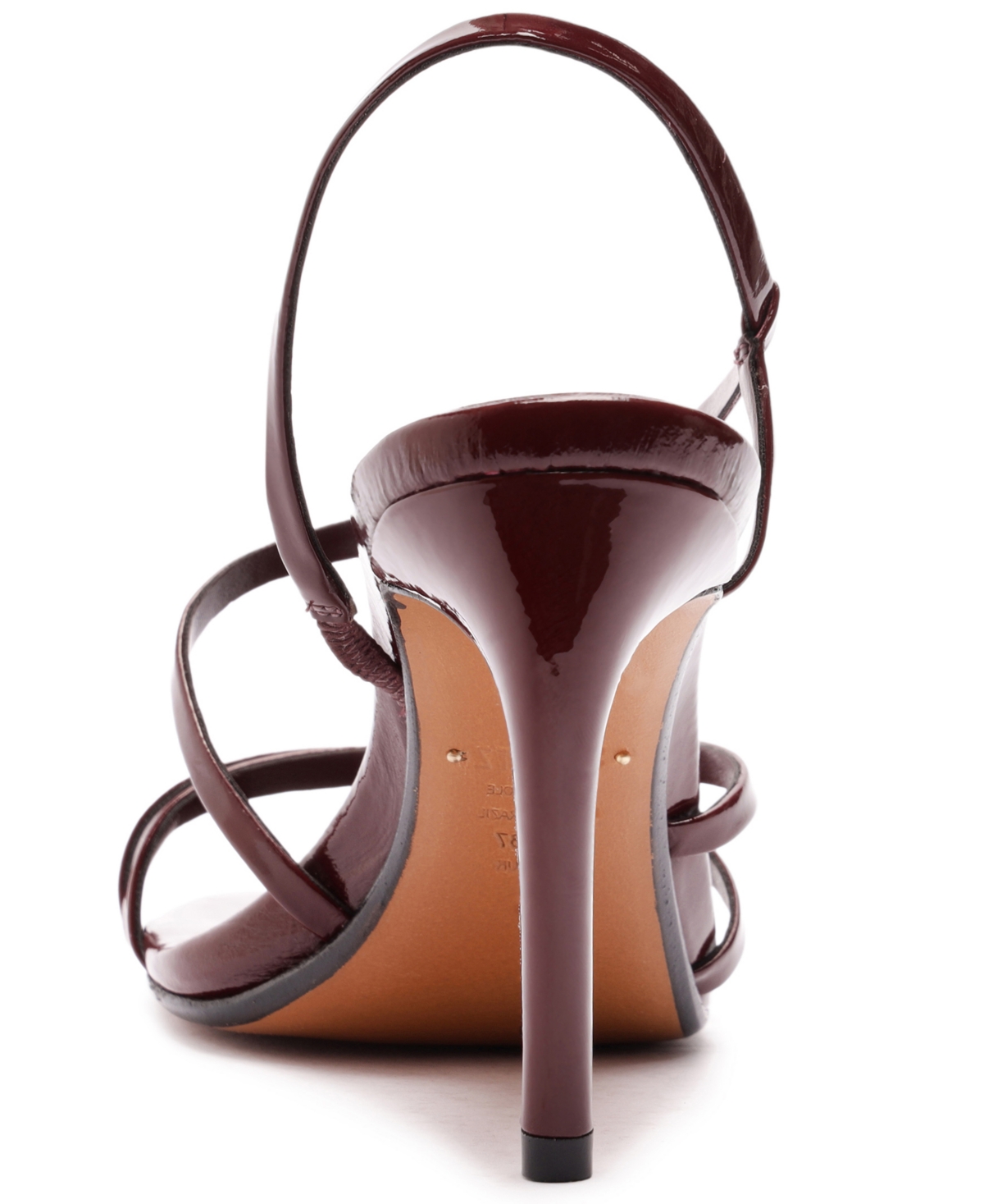 Schutz Annie Curve Slingback Sandal In Brown