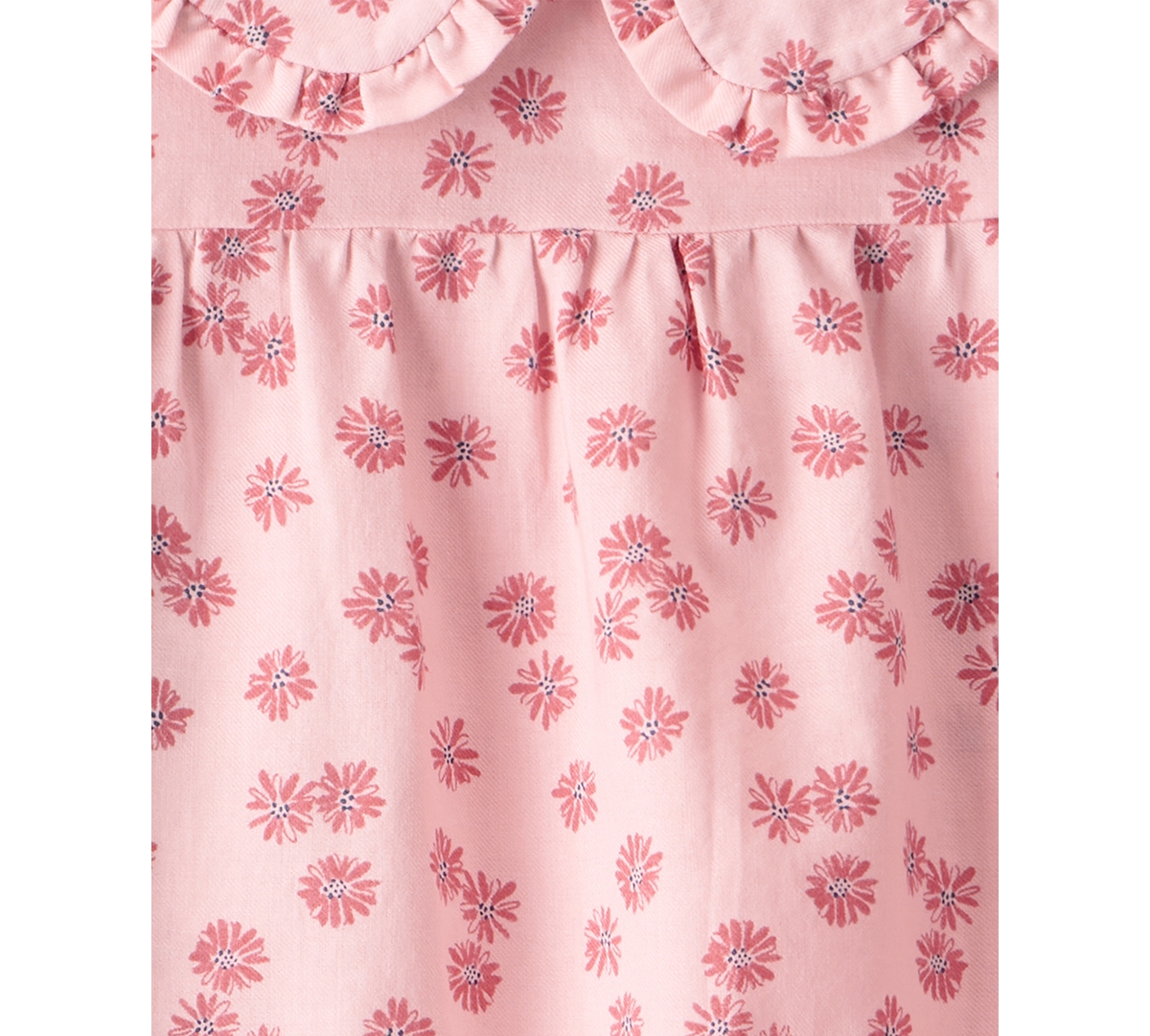 Carter's Toddler Girls Floral Top And Denim Pants, 2-piece Set In Multi