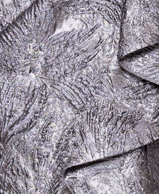 Women's Jacquard One Shoulder Ruffled Dress