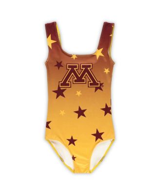 Big Boys and Girls Gold Minnesota Golden Gophers Dance Leotard