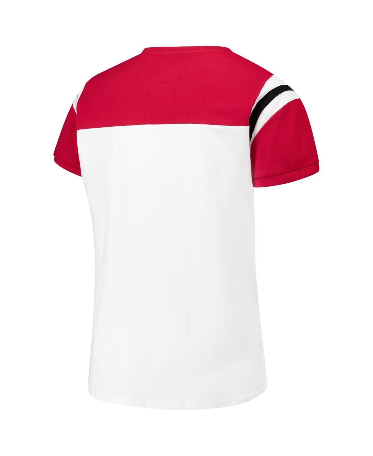 Fanatics Women's White Arkansas Razorbacks Plus Size Winning Gear T-shirt In White