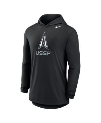 Men's Black Air Force Falcons Space Force Rivalry Long Sleeve Hoodie T-Shirt