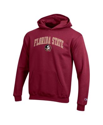 Big Boys and Girls Garnet Florida State Seminoles Campus Pullover Hoodie