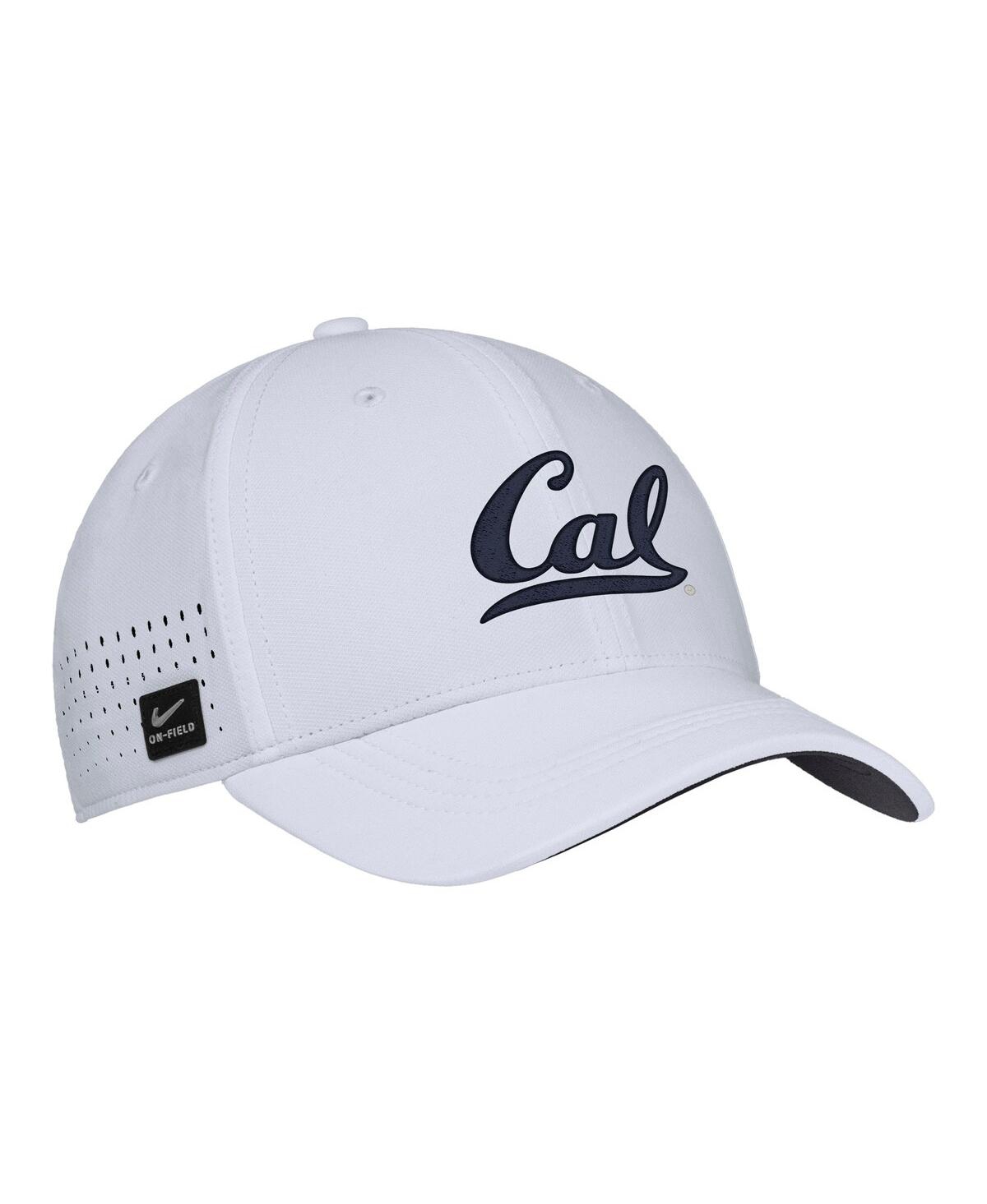 Nike Men's White Cal Bears 2025 On-field Performance Flex Hat In White