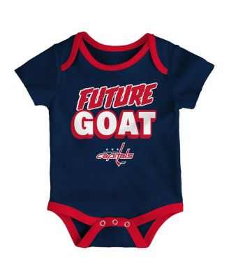 Newborn 3-Pack Washington Capitals Loyal Buddies Bodysuit Set