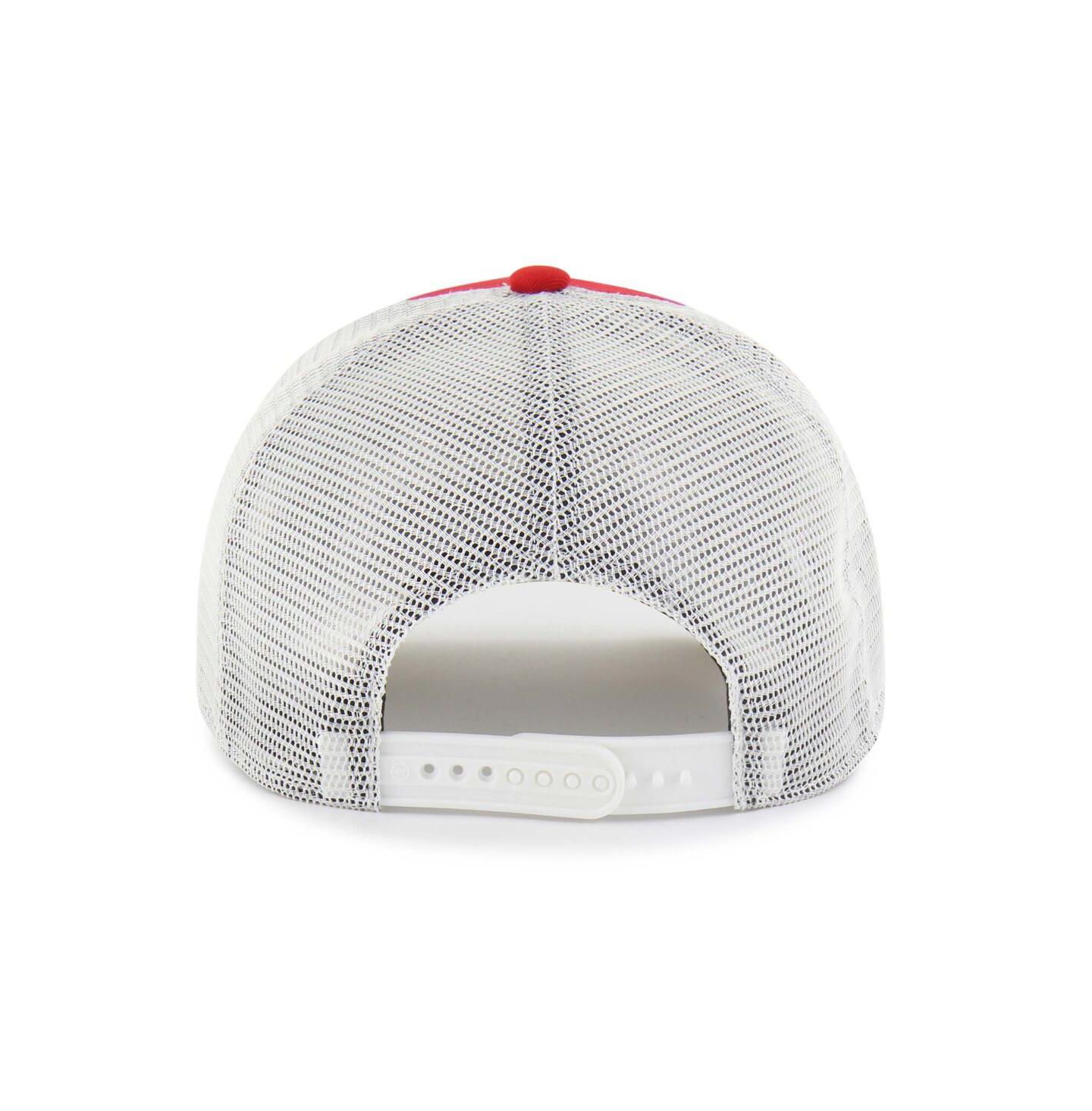 Кепка '47 Brand Red Maryland Terrapins Contemporary Basics Foundation Trucker Hitch Adjustable Hat — фото 3