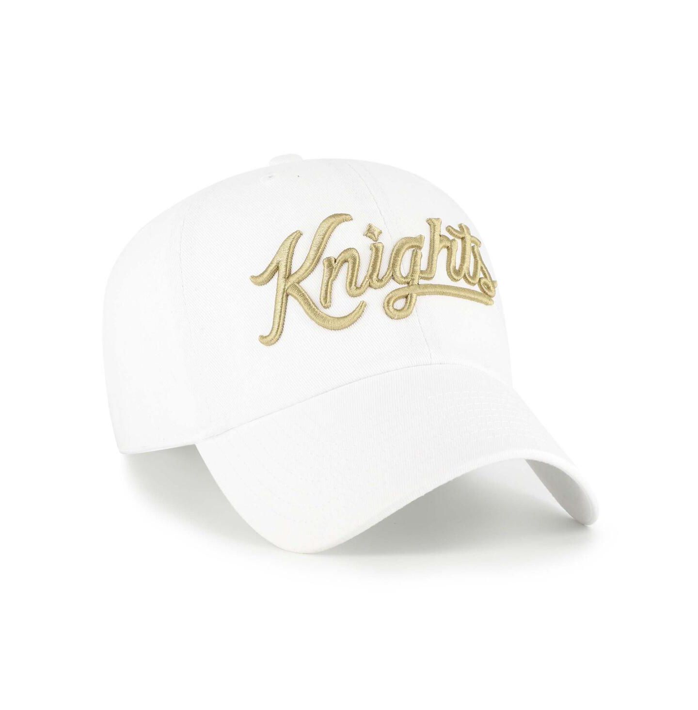 Мужская кепка '47 Brand White UCF Knights Clean Up Adjustable Hat — фото 2