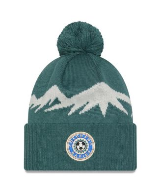 New Era - Men's Green Colorado Rapids 2025 Jersey Hook Cuffed Knit with Pom Hat