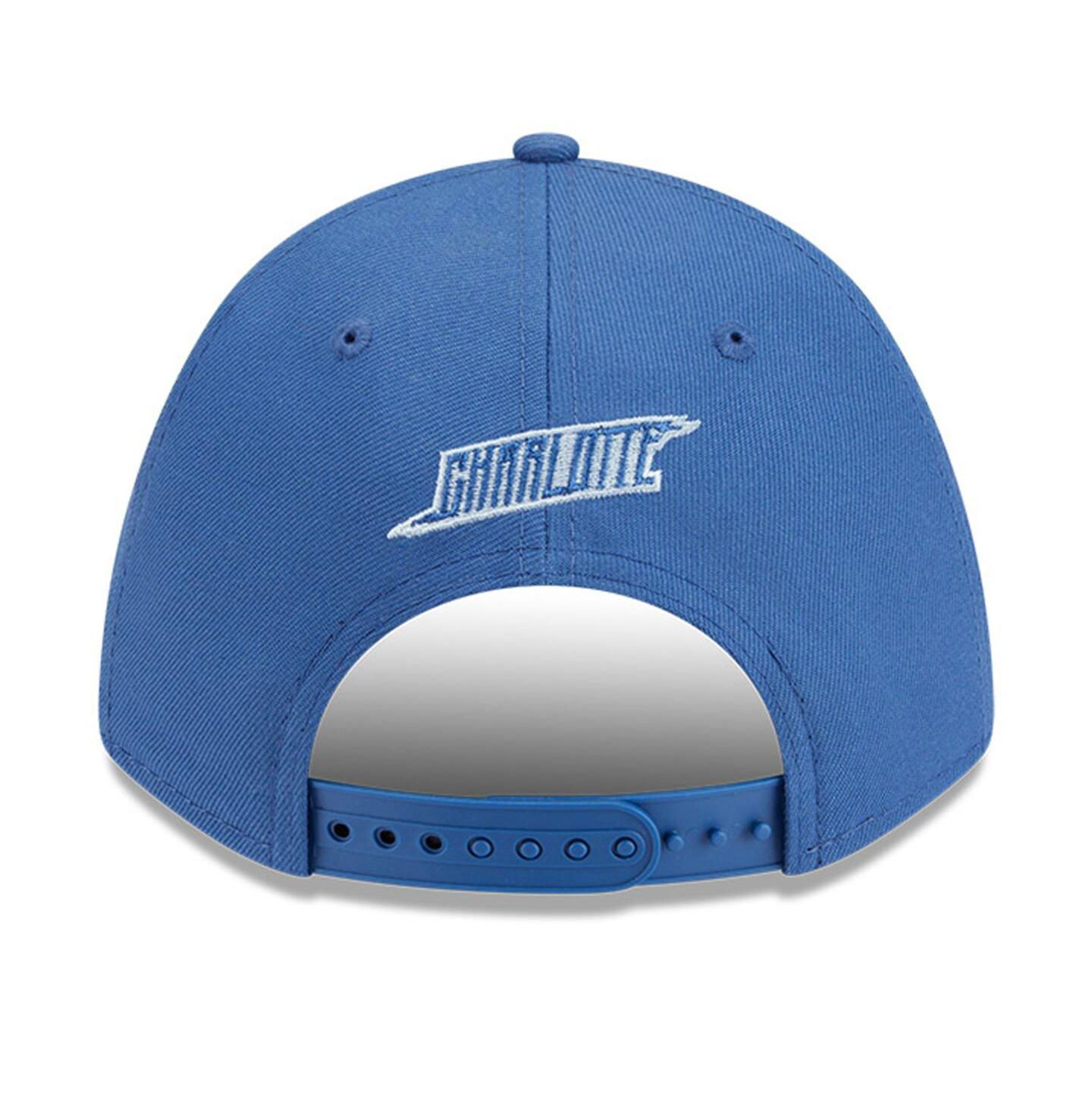 Мужские головные уборы New Era Blue Charlotte FC 2025 Jersey Hook 9FORTY M-Crown Adjustable Hat — фото 2