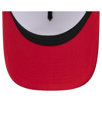 Big Boys and Girls White/Scarlet San Francisco 49ers 2025 NFL Training Camp A-Frame 9FORTY Adjustable Hat