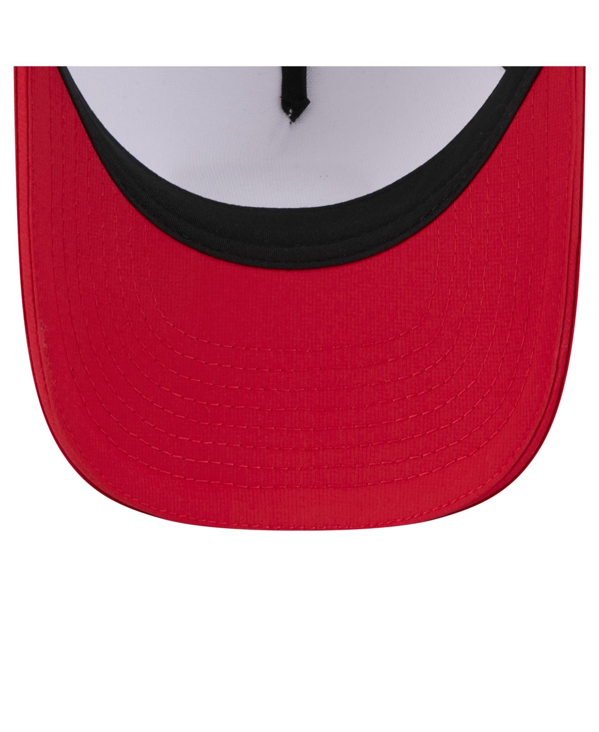 New Era Big Boys And Girls White/scarlet San Francisco 49ers 2025 Nfl Training Camp A-frame 9forty Adjustabl In White