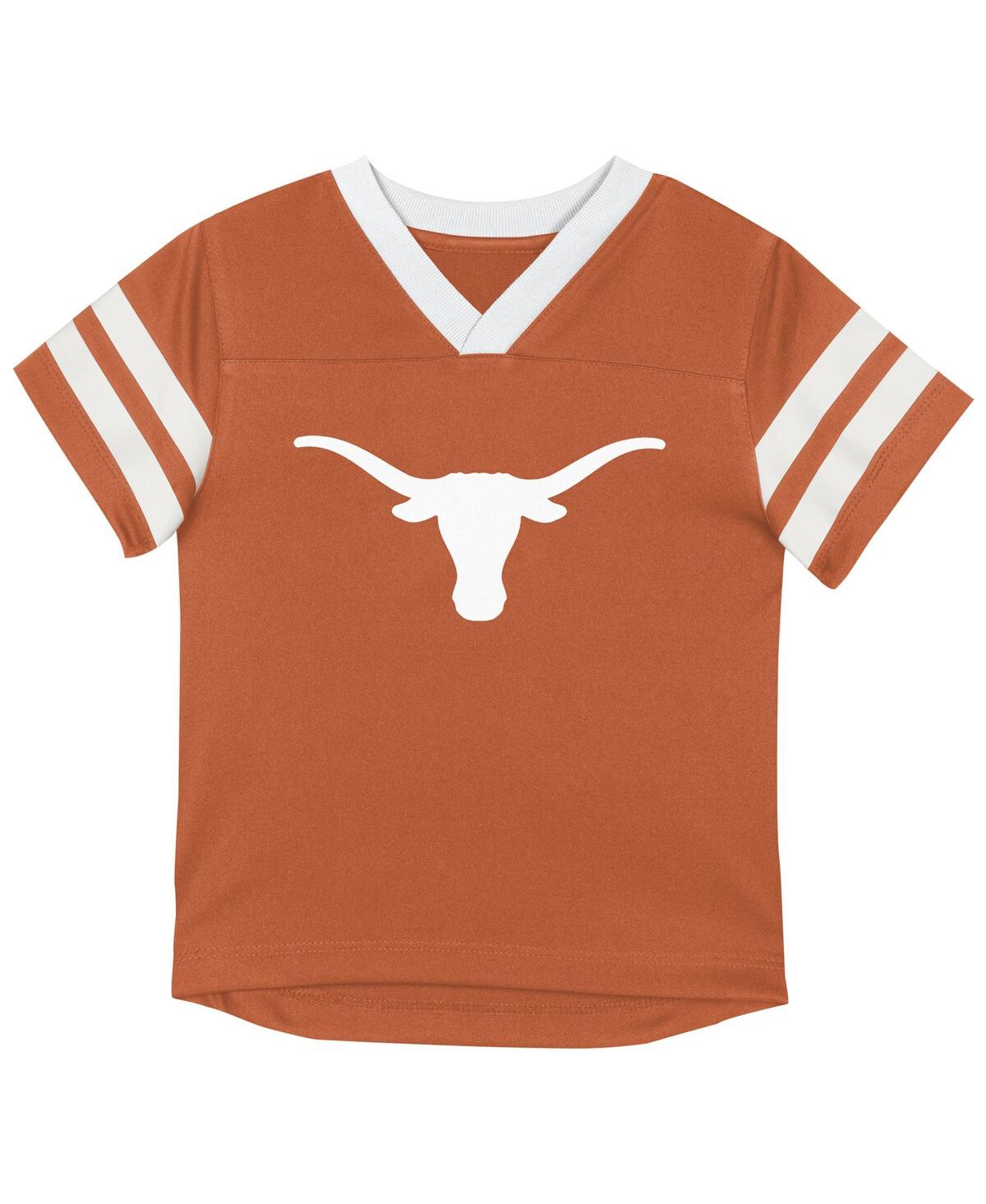 Outerstuff Toddler 2-piece Orange/black Texas Longhorns Red Zone Top And Pants Set In Brown