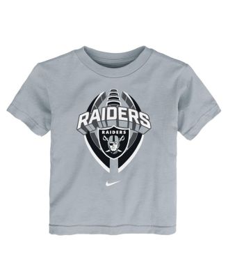 Toddler Gray Las Vegas Raiders Icon Legend T-Shirt