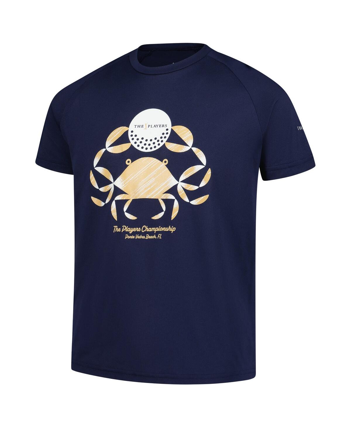 Under Armour Big Boys And Girls Navy The Players Raglan Tech T-shirt In Blue