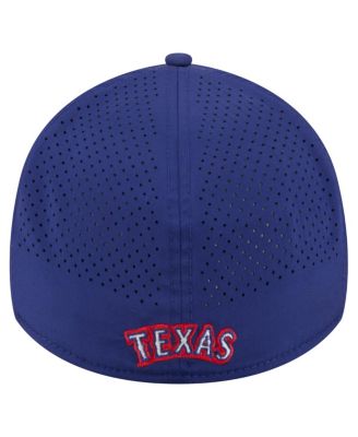 Men's Royal Texas Rangers 39THIRTY A-Frame Perforated Flex Hat