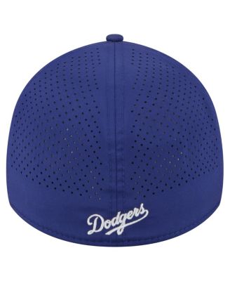 Men's Royal Los Angeles Dodgers 39THIRTY A-Frame Perforated Flex Hat