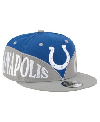 New Era - Men's Royal/Gray Indianapolis Colts Split 9FIFTY Snapback Hat