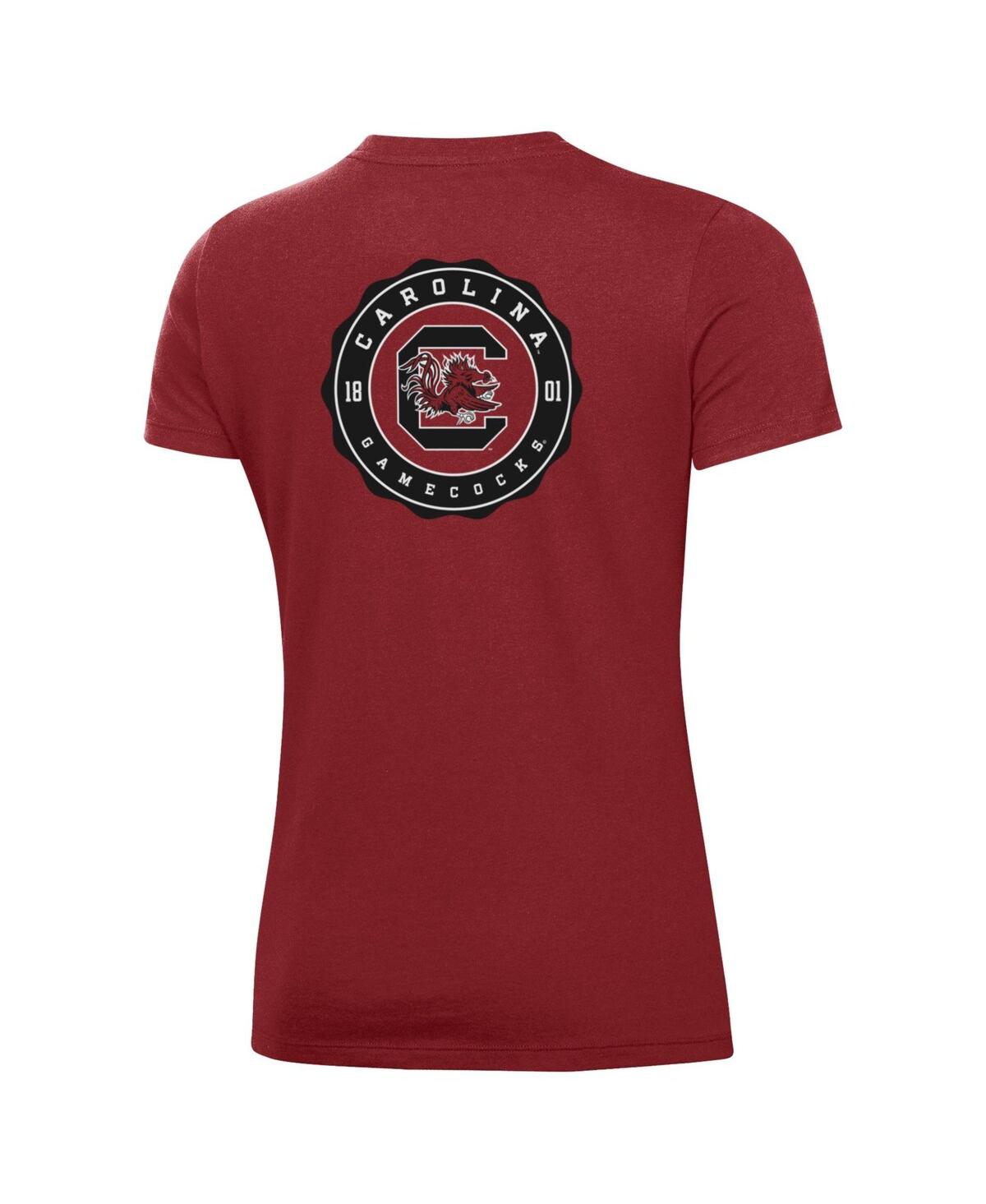 Under Armour Women's Garnet South Carolina Gamecocks Essentials 2-hit Performance T-shirt In Brown