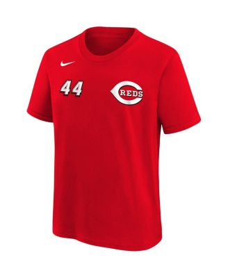 Preschool Elly De La Cruz Red Cincinnati Reds 2025 MLB Speedway Classic Name Number T-Shirt