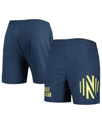 Concepts Sport - Men's Heather Navy Nashville SC Multi-Logo Shorts
