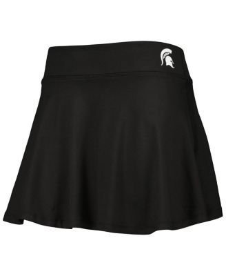 Women's Black Michigan State Spartans Flowy Skort