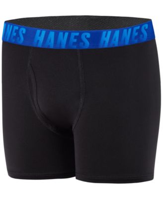 Big Boys 5-Piece Performance Solid Boxer Briefs