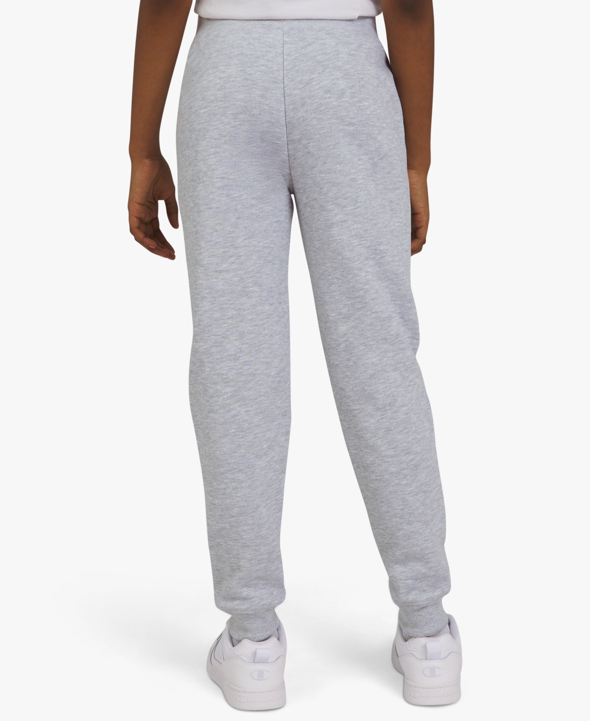 Champion Big Girls Fleece Jogger Pants In Gray