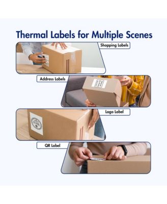 Nelko Bluetooth Thermal Shipping Label Printer, Wireless 4x6 Shipping Label Printer for Small Business, Support Android, iPhone, Windows, and Mac, Widely Used for Various Shipping Platforms